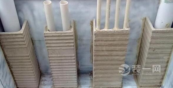 包下水管的方法之一用石膏板